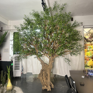 Artificial Tall 1-8ft Olive Tree Detachable <strong>Large</strong> Faux Silk <strong>Plants</strong> Indoor Wedding Decor Simulation Olive Tree <strong>Artifical</strong> <strong>Plant</strong> - Product Image 3