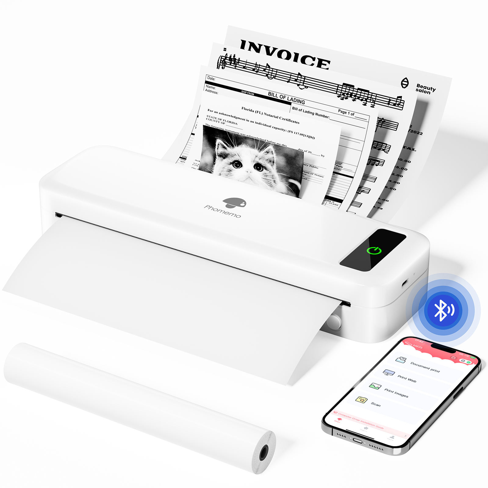 M835สีขาว-รุ่นตัวอักษร-216มม