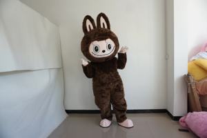 Funtoys personalizado Pink Bunny Mascot disfraz Fox Bear Plush <span class=keywords><strong>Anime</strong></span> Animal Mascotte eventos y actuaciones comerciales para adultos - Product Image 6