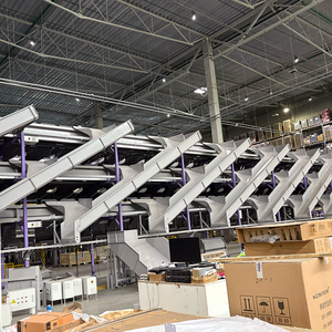 Truelisort có thể điều chỉnh công suất cao mới bưu kiện phân loại Máy 2400 3600 bưu kiện/giờ dọc thép không gỉ máng trọng lượng - Product Image 5