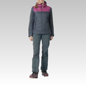 Veste à capuche légère pour <span class=keywords><strong>femme</strong></span>, chaude, confortable et compacte pour les journées de <span class=keywords><strong>ski</strong></span> en montagne par temps froid - Product Image 3
