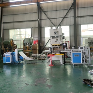 Linea di produzione automatica di contenitori in foglio di alluminio cerchi e rettangoli macchina per la produzione di contenitori in lamina - Product Image 3