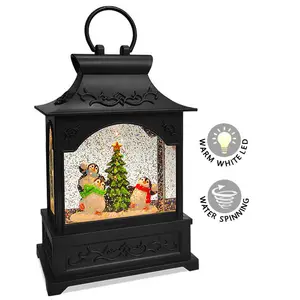 Hot Selling Dekoration Lampe Geschenke beleuchtete Schnee laternen Weihnachten Wasser kugel