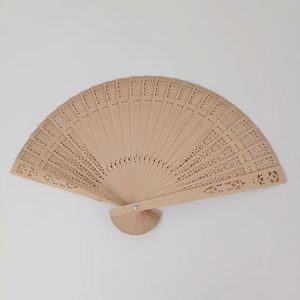 Good Quality Engraved logo Custom <b>Fan</b> 23cm Wood <b>Fan</b> Birthday Baby Party Decor Hand <b>Fans</b> Wholesale Gifts for Guest - Product Image 3