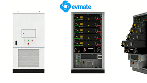 Sistema Solar EVmate Geradores de Energia Alternativa Contêiner de Bateria Ess Inversor Solar Híbrido de 20kW Trifásico para Carregamento de Veículos Elétricos - Product Image 2