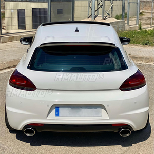 Alerón Trasero Negro Brillante Estilo MAX para Volkswagen VW Scirocco R GTS 2015 2016 2017 2018, Accesorios para Auto - Product Image 2