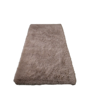 Nordic Simple Long Tufted High Pile Modern Striped Pattern Bedside <b>Blanket</b> Full-Covered Plush Pad Latex <b>Waterproof</b> Anti-Bacteria - Product Image 2