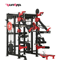 Station multifonctionnelle réglable professionnelle commerciale Squat Power Rack Cage Fitness Musculation Smith Machine