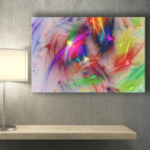 Vải trừu tượng in tường nghệ thuật vải vẽ căng khung sẵn sàng để treo trên tường - Product Image 4