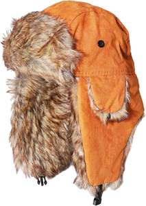 หมวกบอมเบอร์หนังแท้ลายสก็อต แต่งโลโก้ หมวกนักบิน หมวกทรัปเปอร์ กันน้ำ - Product Image 2