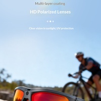 Nouvelles Lunettes Intelligentes E08 Transfrontalières avec IA, Caméra 13 Mégapixels, Contrôle Tactile pour Appels et Musique, Résistantes au Vent pour l'Extérieur