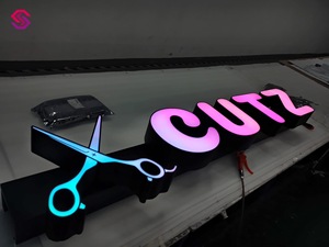 Lettres de canal LED extrudées 3D personnalisées, enseignes, éclairage néon avant, acrylique, acier inoxydable, taxi, devanture de magasin, extérieur/intérieur - Product Image 5