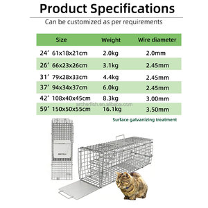 Piège à Capture Vivante Humaine Pliable en Métal pour Souris <span class=keywords><strong>et</strong></span> Rats - Product Image 6