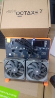 Mineur Solo Bitaxe NerdOCTaxe 9.6T 160W pour la minage silencieuse de Bitcoin (BTC) à domicile, avec fonction de loterie chanceuse, pour les passionnés de crypto-monnaies, OCTaxe Magic Miners