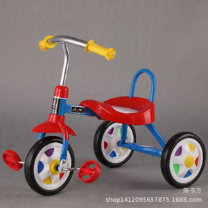 Children's Pedal Tricycle SB-001 Color Mix Iron Frame Foaming Wheels 1-3 Years Old Kids Tricycle - Product Image 5