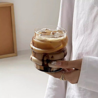 Offre Spéciale – Tasses à Thé en Verre Borosilicate Transparent au Design Créatif en Forme de Vigne – Vente en Gros de Tasses en Verre Irrégulières pour Latte et Café – Idéales pour Cadeau