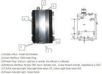Module RF sans fil à faible coût 35 km 50 dBm Module NRF24L01P Solutions IoT Module RF E01-2G4M27D