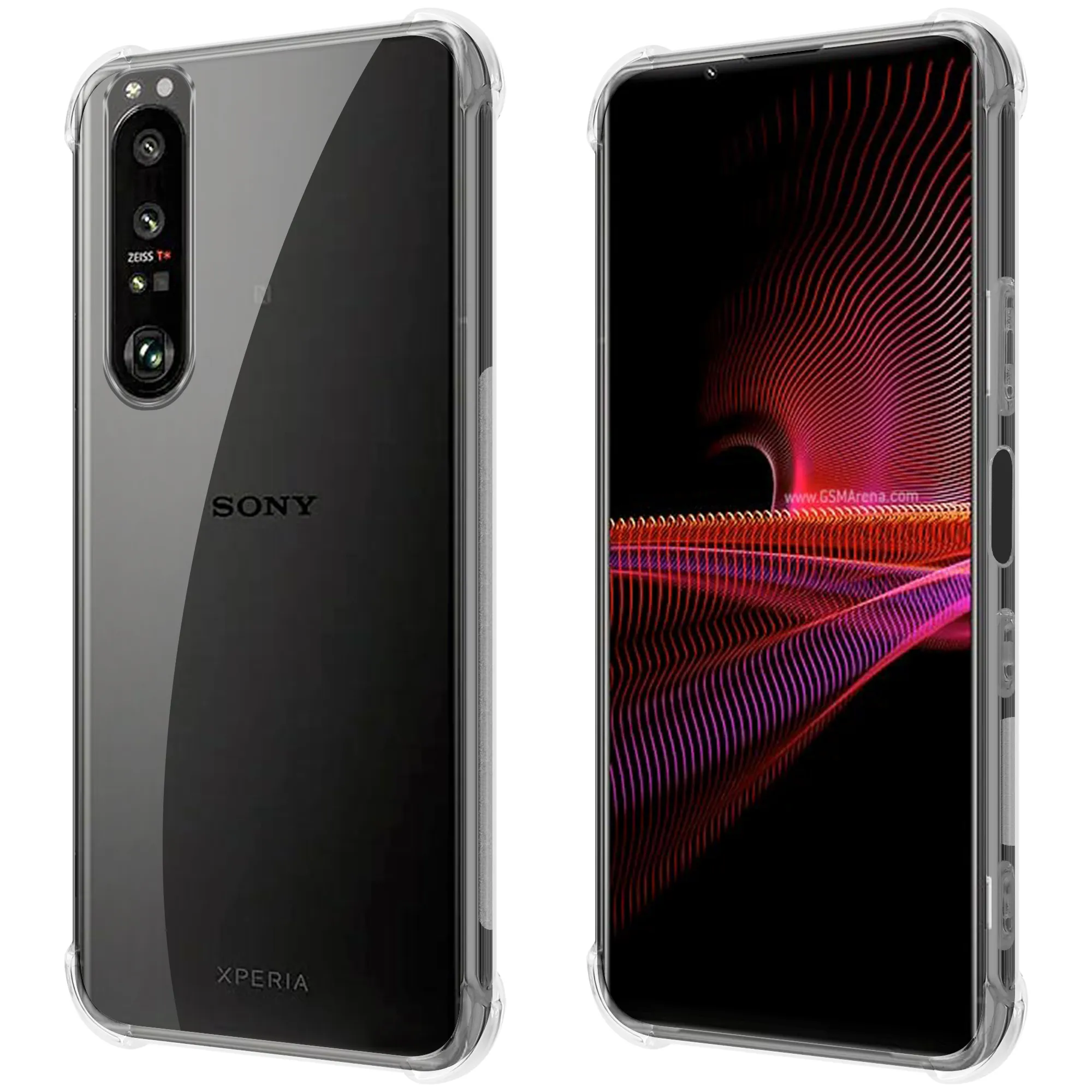 Crystal Alpha Gel Handy hülle für Sony Xperia 1 III, transparente Silikon TPU Handy hülle für Xperia 1 III