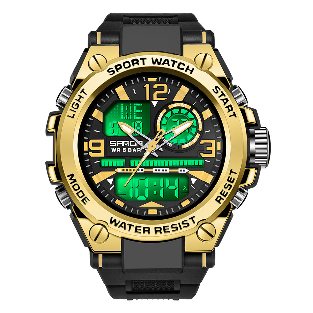 SANDA Men's Watches Waterproof Sport Wristwatch Quartz