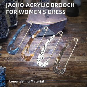 <span class=keywords><strong>DIY</strong></span> Bead Beadable Moda Acrílico Pin Broche Vestido das Crianças Xaile Broche Pinos Decote Acessórios de jóias Jóias Jóias das Mulheres - Product Image 2