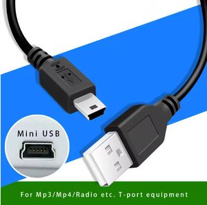 Câble Mini <span class=keywords><strong>USB</strong></span> 2.0 5 broches Mini <span class=keywords><strong>USB</strong></span> vers <span class=keywords><strong>USB</strong></span> Câbles de charge rapide pour lecteur MP3 MP4 Caméra numérique GPS Caméra de voiture Téléviseur intelligent - Product Image 2