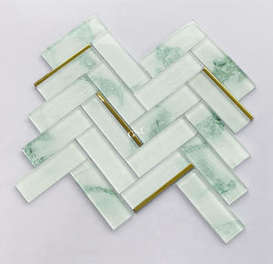 Mosaico de Azulejos Decorativos para Baño y Cocina, Diseño Moderno Personalizado, Espaldera de Espiga Blanca de Primera Calidad - Product Image 4