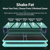 Plataforma Vibratoria Inteligente con Pantalla Táctil, Programable, de Velocidad Ajustable, para Todo el Cuerpo, con Control Remoto, para Gimnasio