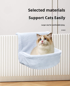 Weiches, rundes Katzenhängemattenbett zum Aufhängen am Kopfteil, umweltfreundliches Heizkörper-Nest, Herstellerbestand, Katzenbedarf - Product Image 3