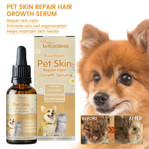Sérum réparateur pour la peau des animaux de compagnie Pure Plants, 30 ml, traitement naturel de la perte de poils pour chiens et chats, favorise la repousse des poils - Product Image 3