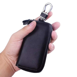 Compact Genuine Leather Short Key <b>Wallet</b> Premium Handmade Soft Grain Leather Large Capacity Daily Use <b>Men's</b> - Product Image 3