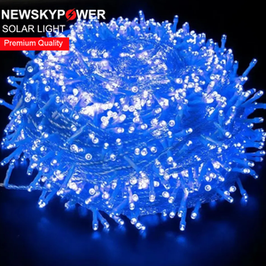 Guirnalda de Luces <span class=keywords><strong>Solares</strong></span> de 400 LED con 8 Modos y Batería de 2400 mAh para Decoración de Jardín, Fiestas y Eventos Especiales - Product Image 5