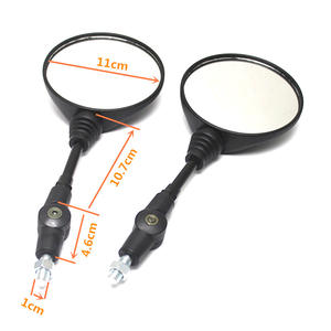 Modification de moto Rétroviseur universel Rétroviseur pliant circulaire Rétroviseurs de recul - Product Image 6
