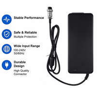 Chargeur rapide pour vélo électrique 54,6 V 1,8 A, alimentation directe usine, adaptateur de charge rapide pour batterie lithium-ion 48 V de vélo électrique