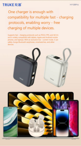 2025 MINI Power Bank สำหรับ iPhone Type-C สายคล้องคอ22.5W แบบชาร์จเร็วเพิ่มเป็นสองเท่าสำหรับอุปกรณ์อิเล็กทรอนิกส์ยอดนิยม - Product Image 3