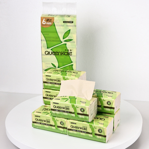 Mouchoirs faciaux biodégradables Premium Queenkale avec une texture supérieure, pour usage domestique, mouchoirs faciaux doux, modèle 156*180 - Product Image 5