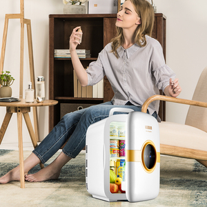 Glacière <span class=keywords><strong>Mini</strong></span> Réfrigérateur Congélateur 22L Portable Réfrigérateur Cosmétique AC 100240v DC12V Réfrigérateur de <span class=keywords><strong>Voiture</strong></span> <span class=keywords><strong>Voiture</strong></span> et Maison 12 Mois 12V 65-25w - Product Image 5