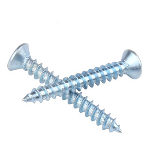 Factory Price <b>Galvanized</b> M4 M5 M6 Cross Recessed Countersunk Head Self-Tapping <b>Screws</b> Metal Metric Measurement System - Product Image 3