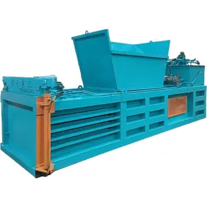 Panqi Factory Direct sales Large horizontal hydraulic cardboard balers for scrap collection stations