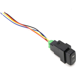 12 वी पुश बटन स्विच की अगुवाई वाली पृष्ठभूमि फॉग लाइट ड्राल ने माइसुबिशी लांसर आउटलैंडर पैजेरो मोंटेरो खेल (36x18 मिमी) - Product Image 4