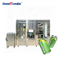 Machine de remplissage et de scellage de canettes à grande vitesse, équipement de mise en conserve de boissons pour la production de boissons gazeuses et de jus