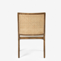 Chaise de café en rotin au design moderne et décontracté, style mi-siècle, antique, classique, pour hôtel, restaurant, café, salle à manger
