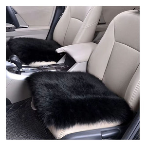 Housse de siège de voiture élégante Haval Geely, protection hivernale en fourrure véritable, peau de mouton, cuir, avant et arrière, intérieur pour Land Cruiser X6 - Product Image 1