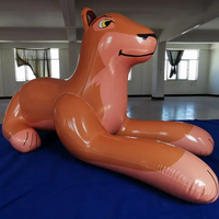 Jouet gonflable de chiot d'animal de bande dessinée de vinyle, poupée gonflable de l'animal SPH de Beile, animal gonflable de bande dessinée