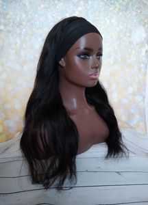 Ready to Ship <strong>Headband</strong> Human Hair <strong>Wig</strong> for Black Kinky Wave Women, Easy to Wear <strong>Wig</strong> with Black <strong>Headband</strong> <strong>Wigs</strong> - Product Image 3
