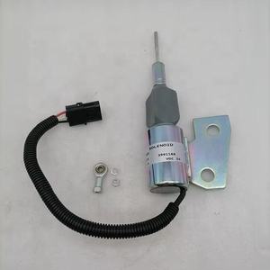 Válvula solenoide de corte de combustible para maquinaria de construcción, solenoide de parada 3991167 - Product Image 1