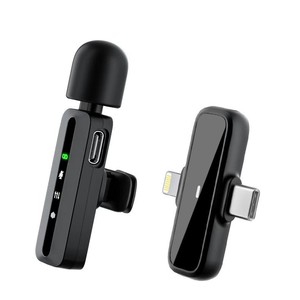Lavalier <b>Microphone</b> USB-C <b>Bluetooth</b> <b>Wireless</b> Clip On For Mobile Live Streaming Short Video Recording Outdoor Use - Product Image 2