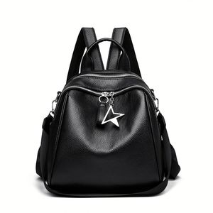 Bolso de Moda de Alta Gama para Mujer 2026, Nuevo Diseño Retro Estampado, Cierre de Cadena de PU, Correa Doble Ajustable, Portátil, Envío Directo - Product Image 3