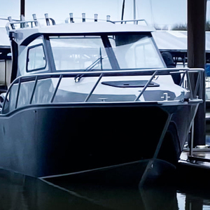 Bateaux à cabine ouverte en aluminium de 25 pieds Bateaux de pêche de 7.5m avec moteur hors-bord pour <span class=keywords><strong>Ocean</strong></span> Gospel Sport Entertainment Sightseeing Leisure - Product Image 4