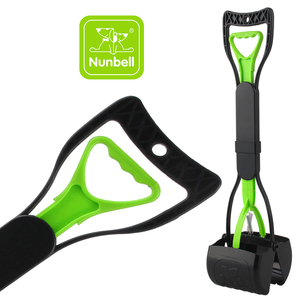 Nunbellpets Mango largo Pet <span class=keywords><strong>Pooper</strong></span> <span class=keywords><strong>Scooper</strong></span> Plástico ABS portátil con bolsa para caca Precio de fábrica Característica reutilizable - Product Image 2