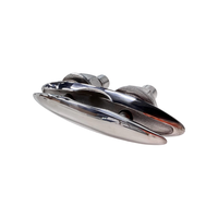 Cleat escamotable en acier inoxydable 316 pour bateau, kayak, canot pneumatique, yacht, matériel de bateau, 6 pouces